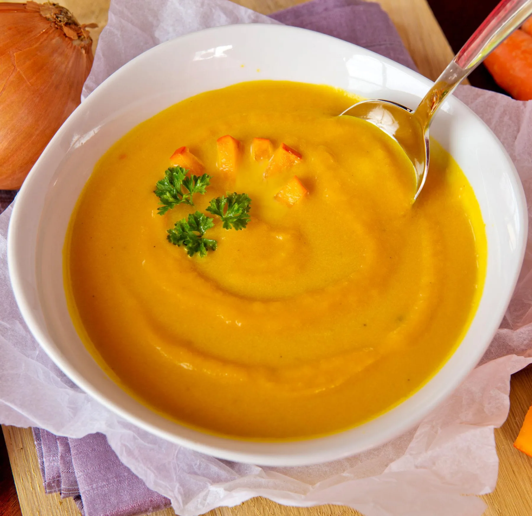 Caldo de Abóbora Simples