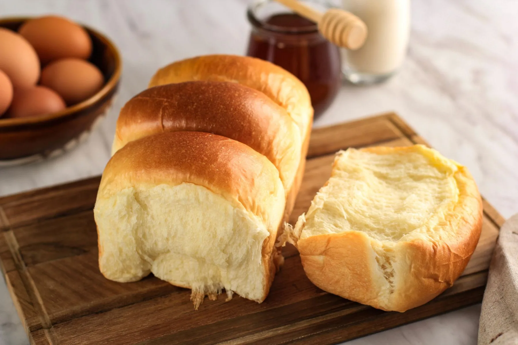 Pão de Leite Simples