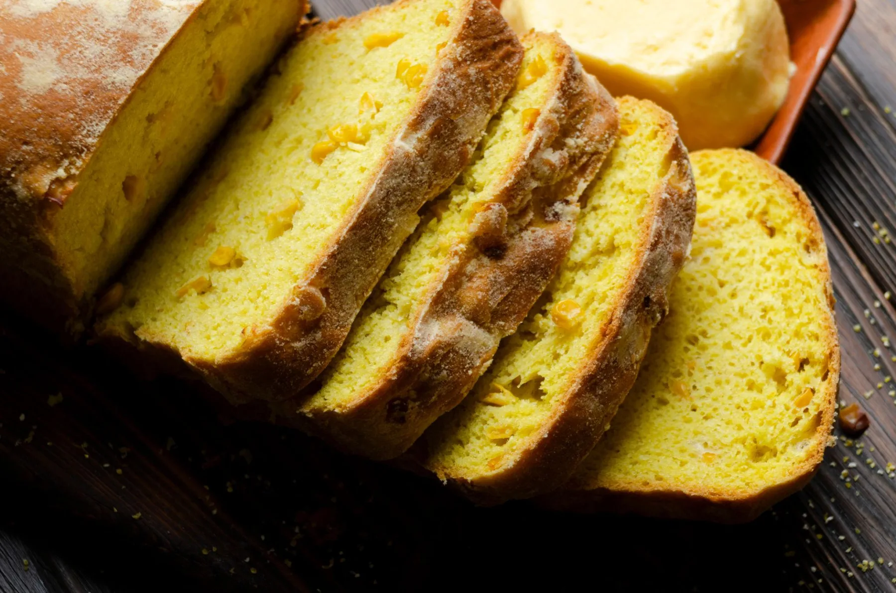 Pão de milho simples