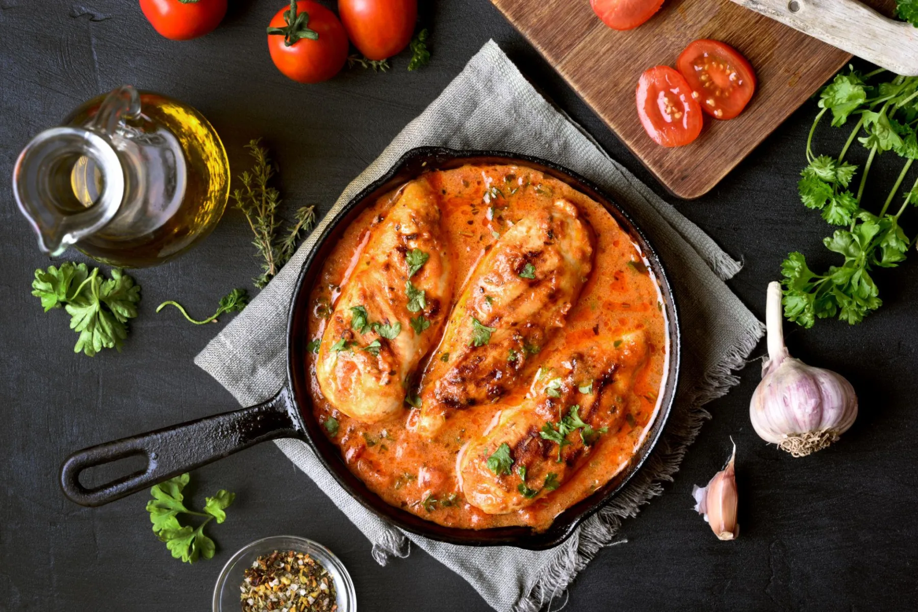 Filé de Frango ao Molho Simples
