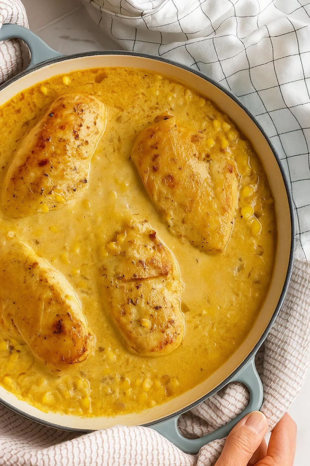 Frango ao Creme de Milho Simples