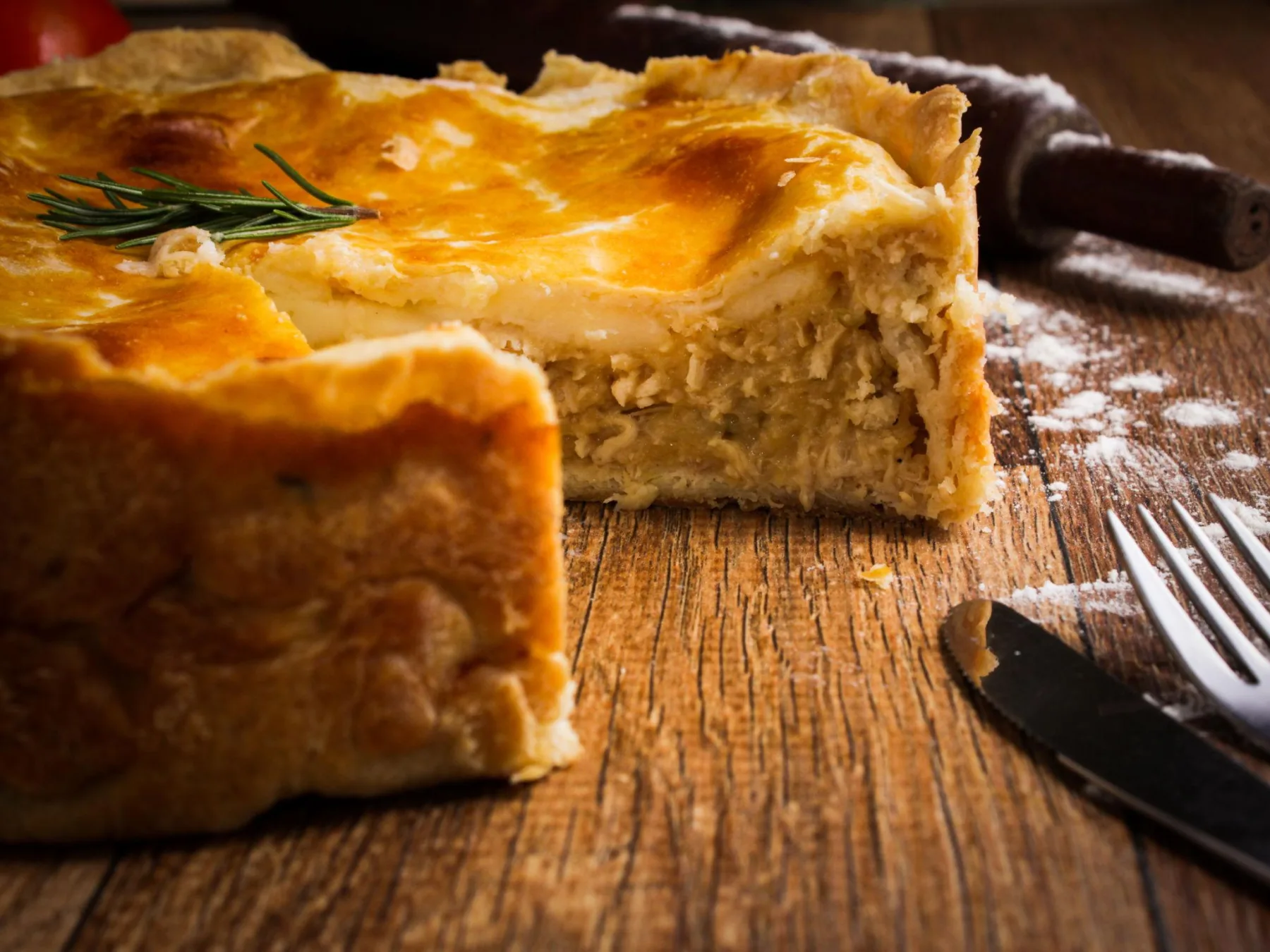 Torta de Frango de Liquidificador Simples