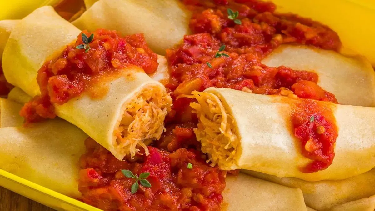 Panqueca de Frango Simples
