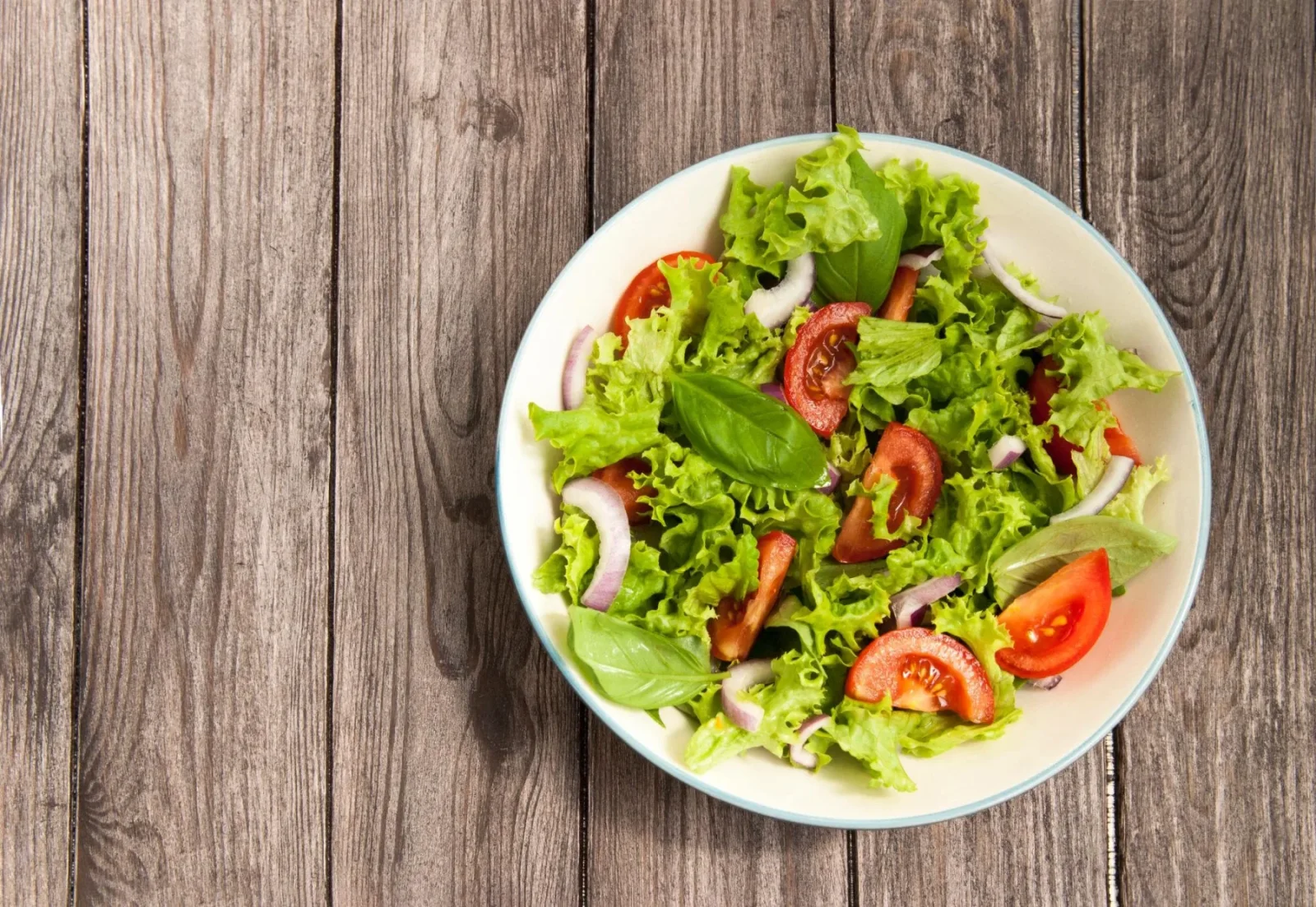 Salada Simples (Alface e Tomate)