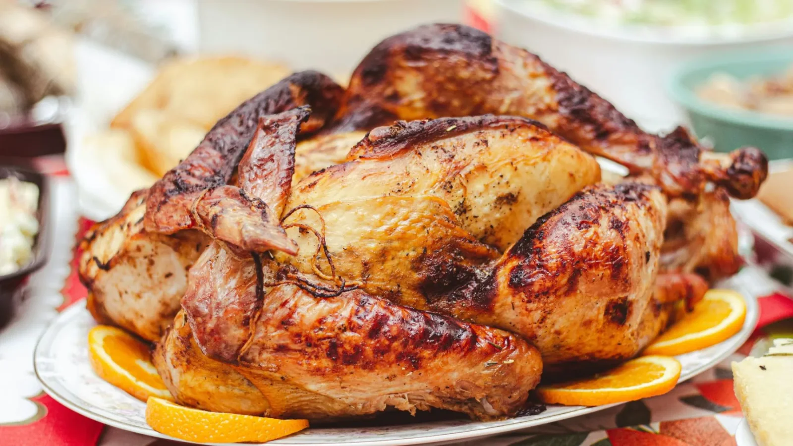 Frango assado simples